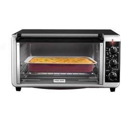BLACK+DECKER Extra Wide 8-Slice Toaster Oven, Stainless Steel, TO3250XSB