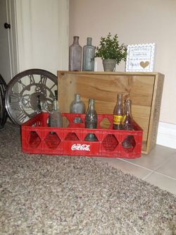 Vintage plastic Coca Cola crate