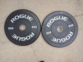 Rogue 25 LB Bumper Plates Pair