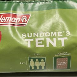 Coleman Sundome Tent 3 Person