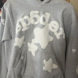 Gray Spider Hoodie