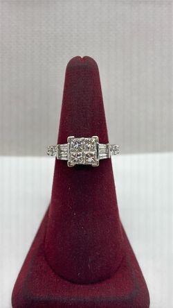 14k White Gold Ring