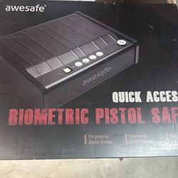 Brand new biometric gun pistol safe