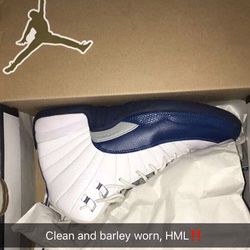 Jordan retro 12 French blue!!! SIZE 7 price is firm!!!