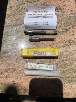 2 “tools Walton tap extractor 1/2-and 1/4