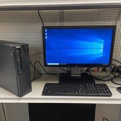 ThinkCentre computer win 10 comes with monitor keyboard and mouse