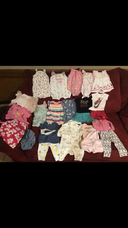 3-6 and 6 month clothes