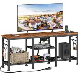 TV Stand With Power Outlets 