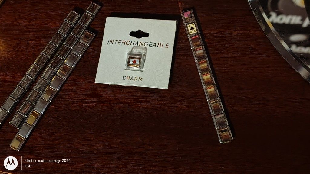 Italian Modular Stainless Steel Bracelets And Charms