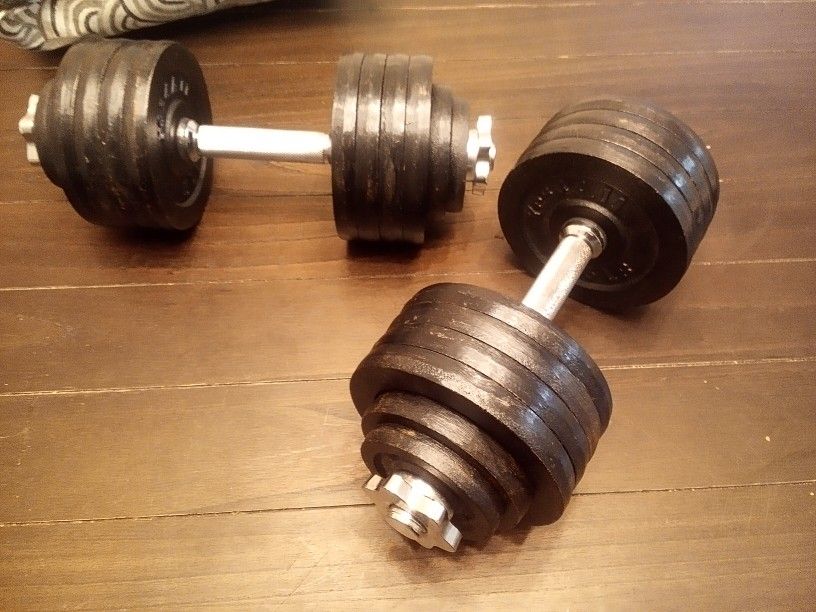 47.5 Pound Dumbbells