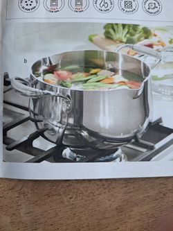 CACEROLA HONDA DE 4.5 QT DE ACERO INOXIDABLE TRI PLY PRINCESS HOUSE 🌷⚘️