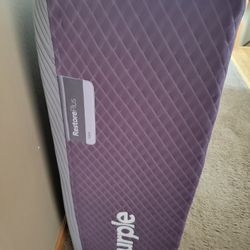 Twin XL Purple Restore Plus Firm Mattress - Like New