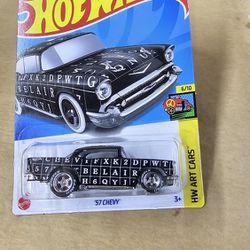 Hotwheel '57 Chevy Treasure Hunt Style Wheel Swap 