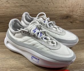 Size 5.5-adidas adiFOM TRXN Crystal White Grey W