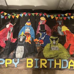 Gorilla Tag Birthday Banner