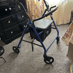 Walker With Seat 