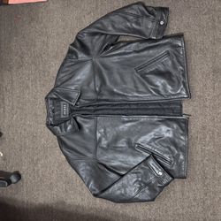 REAL LEATHER GUESS COAT