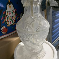 Vintage Glass Lamp 1 Piece