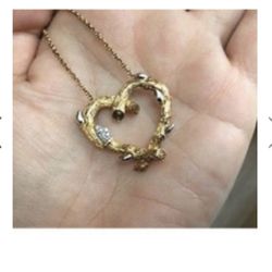 Dweck Diamond Heart necklace