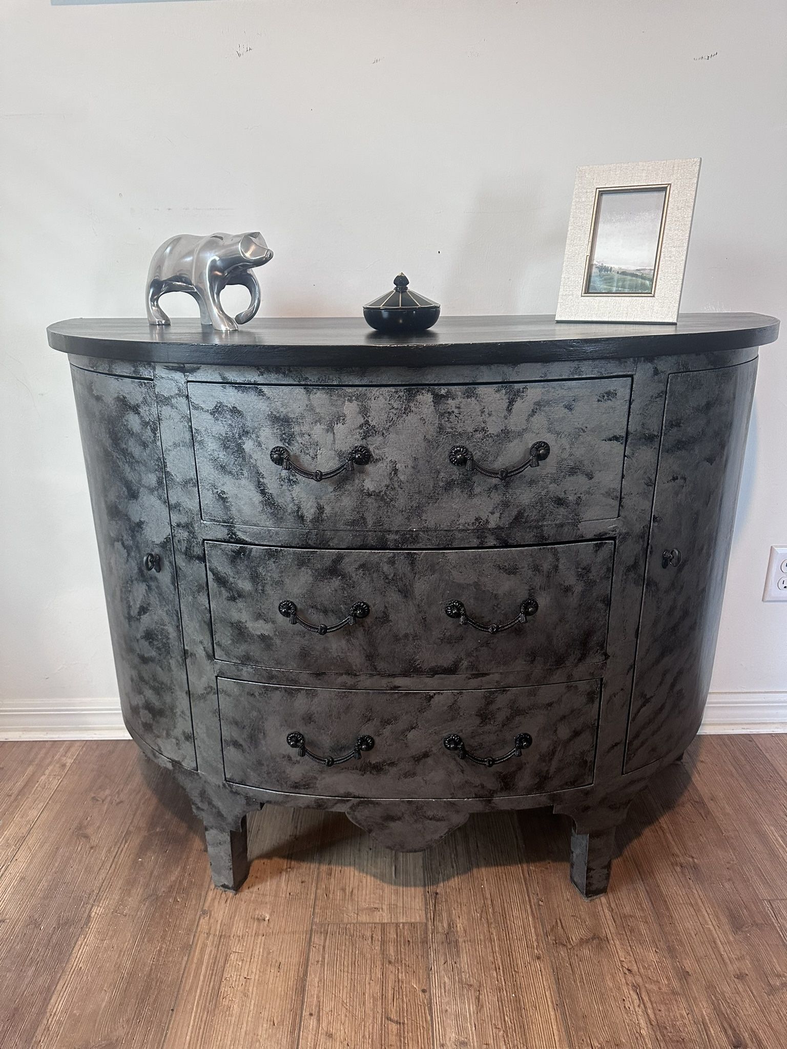 One of a kind accent cabinet/ entry cabinet