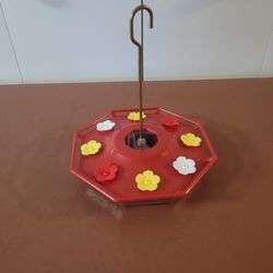 New!!  Hanging Hummingbird Feeder With 7 Feeding Ports -- 14 Oz