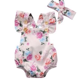 Baby Girl Floral Romper 6/9 months
