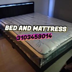 New Queen Size Bed And Mattress 