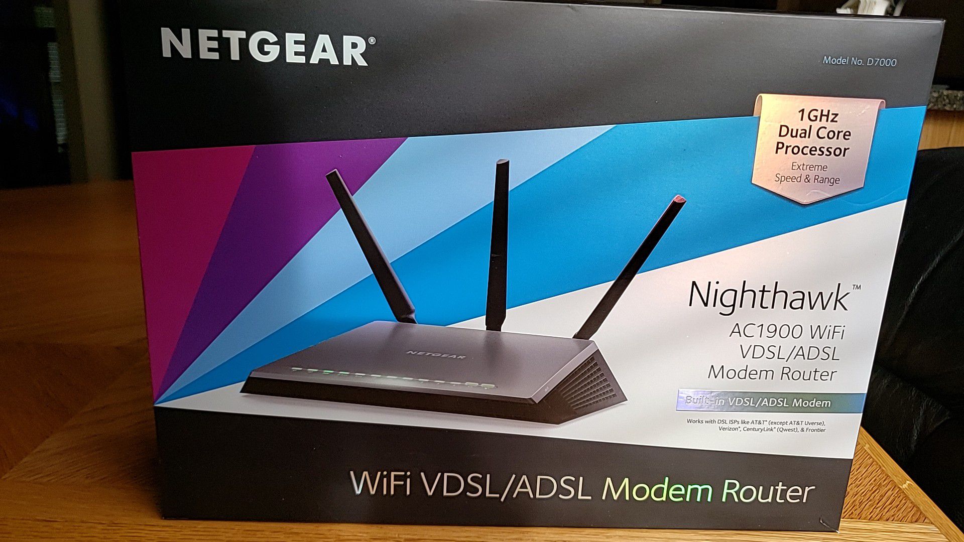 Netgear Nighthawk AC1900 WiFi VDSL/ADSL Modem Router