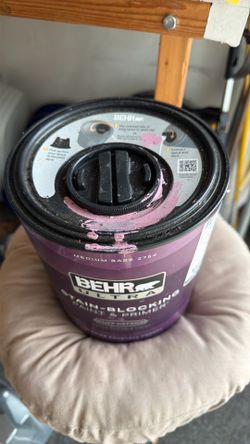 BEHR ultra stain, blocking paint and primer MAUVE