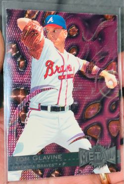 1996 Metal Universe #127  Tom Glavine Atlanta Braves