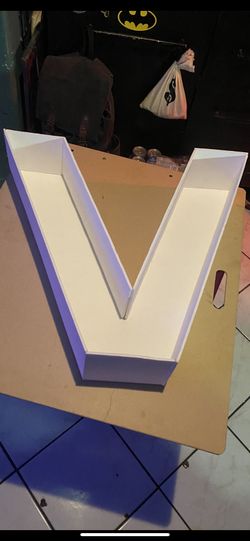 Letter V shaped Box
