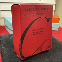 RARE Vintage Cartier Le Baiser Du Dragon 30ml EDP – 45% Full, Discontinued 2013