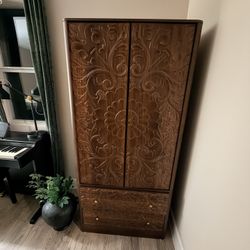 New! 2 Door Armoire With 2 Drawers