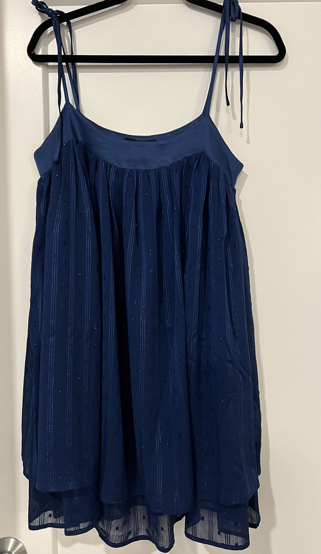 Navy  Blue Short Dress M-L