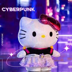 Hello Kitty Cyberpunk Plushie 24cm