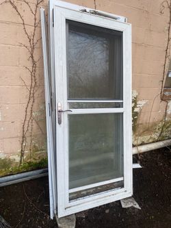 36x80 front entry storm doors