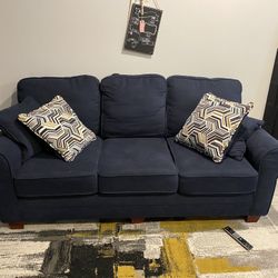 Navy Blue Couch