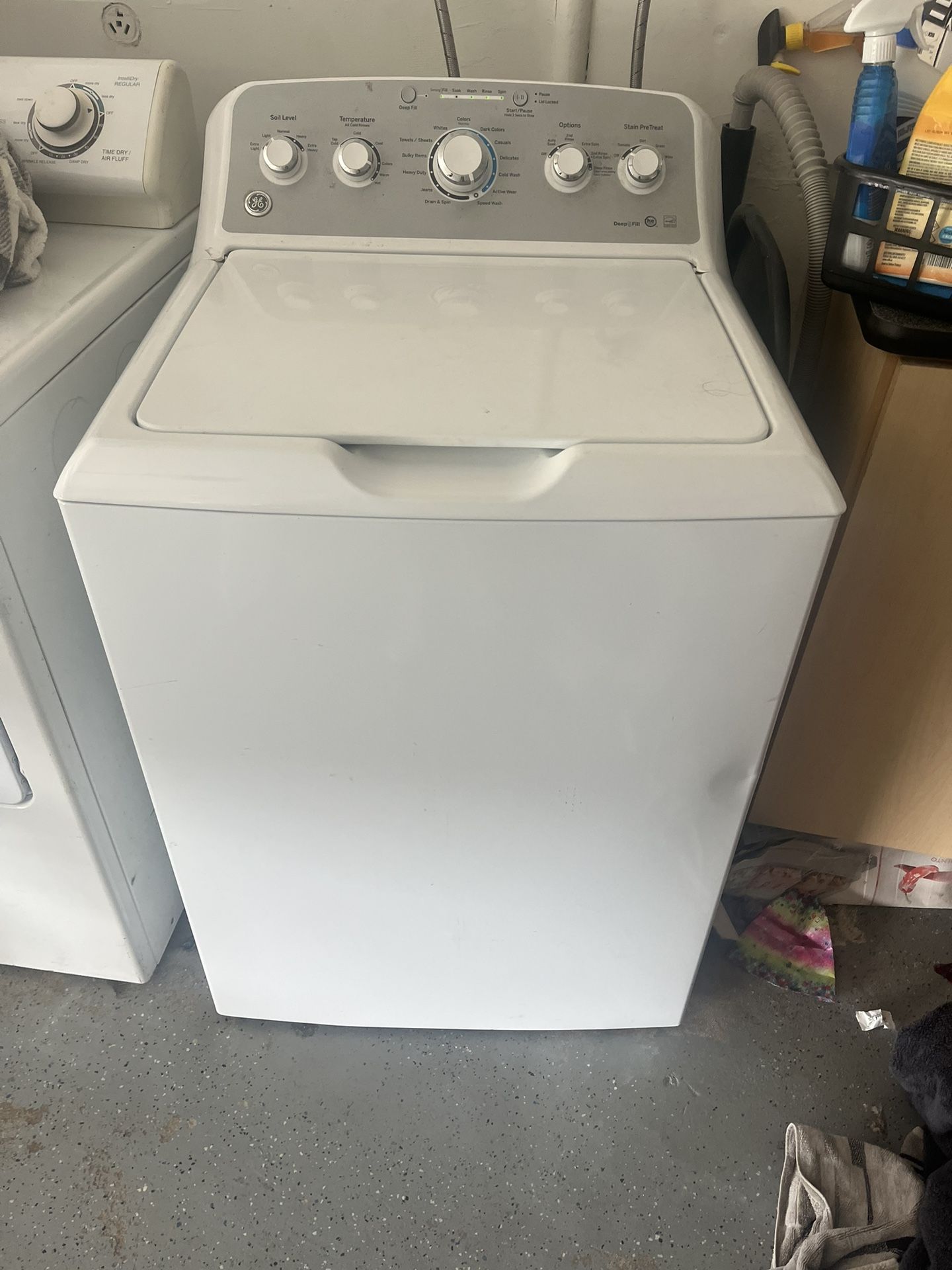 GE Deep Fill Washer 