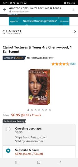 Clairol Textures & Tones 4rc Cherrywood, 1 Ea, 1count