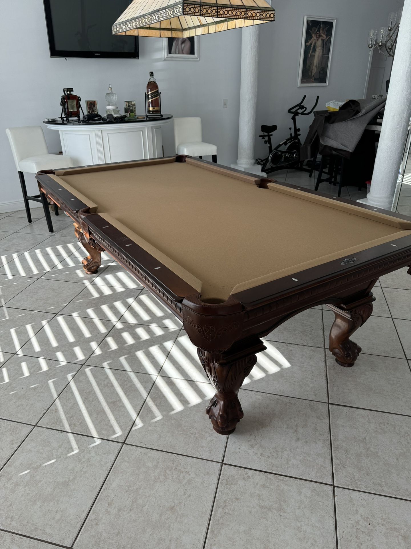 American Heritage Pool Table 8 Ft