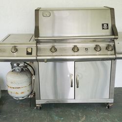 🔥 Stainless Steel Gas Grill w/ Cover + EXTRA Propane Tanks 🔥