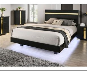 Queen Bed Frame With Mattress