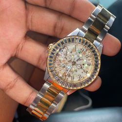 Invicta Watch Gold & Sliver 