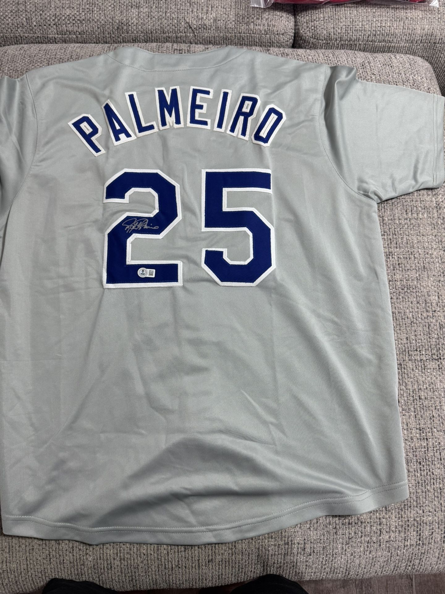 Rafael Palmeiro Signed Autograph Custom Jersey - JSA COA - Texas Rangers