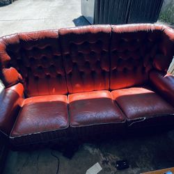 Chesterfield Leather Sofa