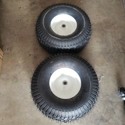 2 Weize Lawn Mower Maintenance Utility Wheels Tractor Turf Tires Rims 20 x 8.00  x 8 NHS