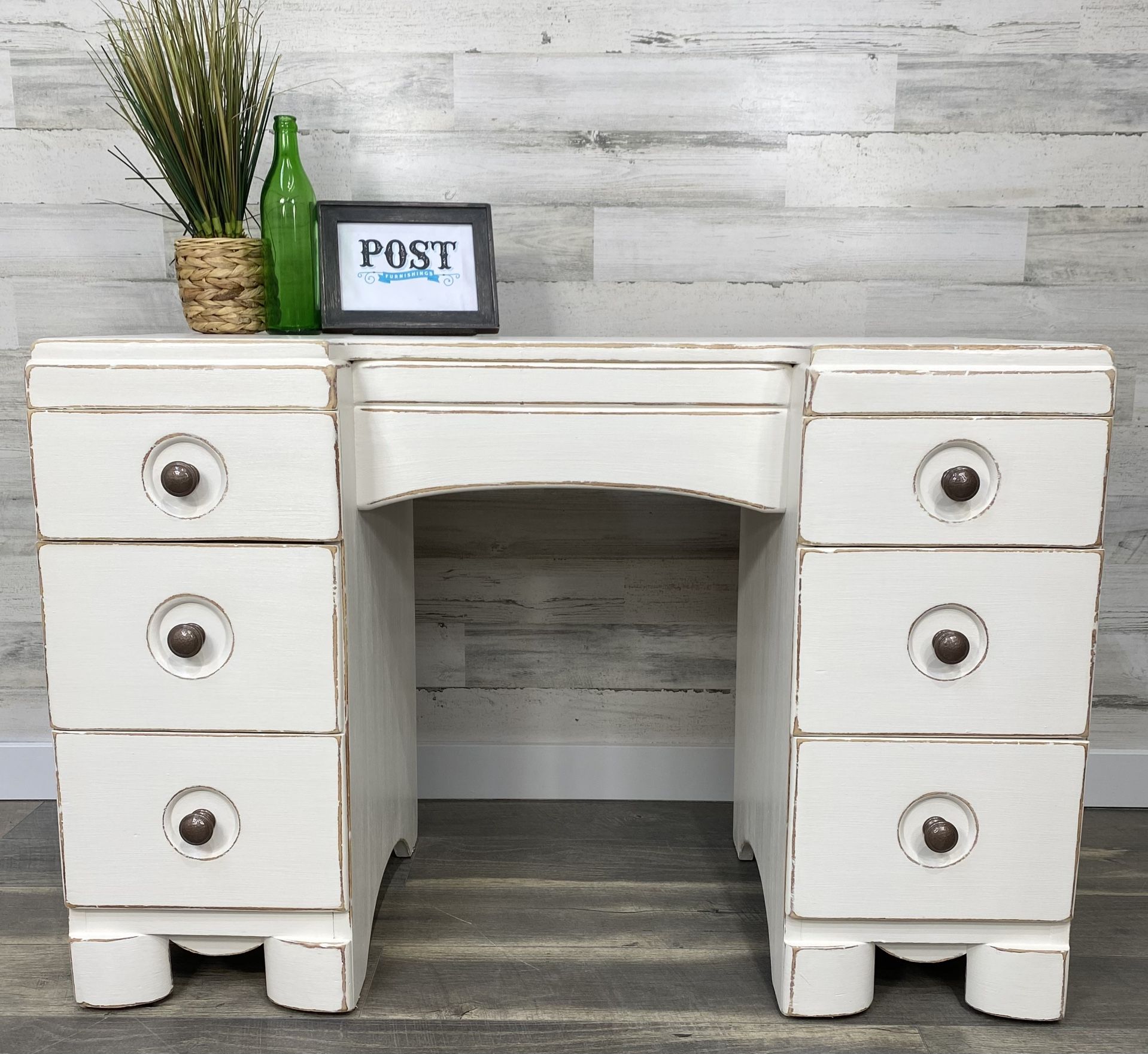 White Farmhouse Desk 