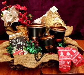Christmas Canister Basket