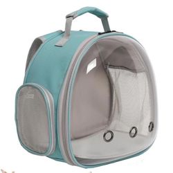 Portable Travel Small Animal Carrier Backpack (Green)