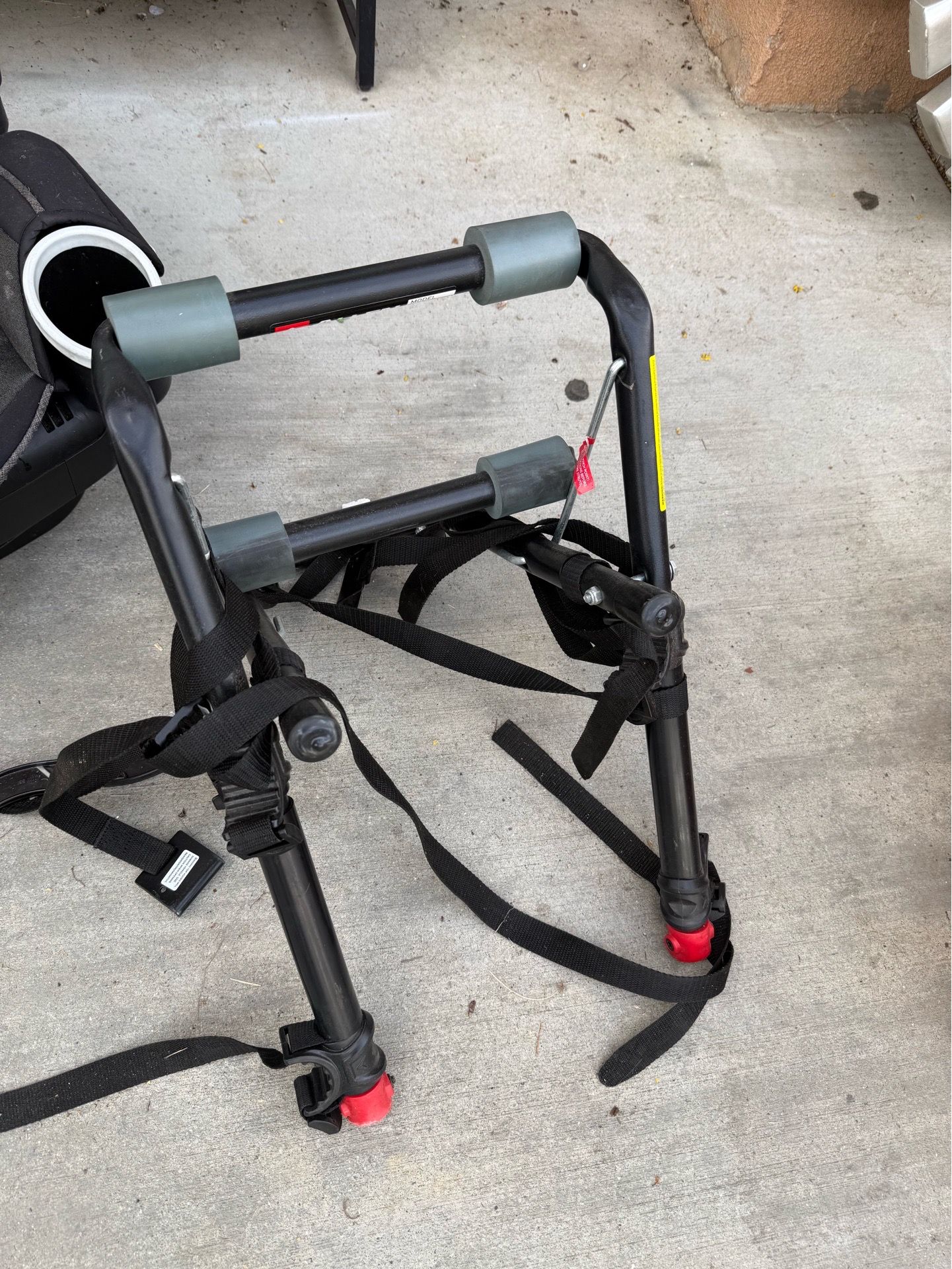 Double bicycle car rack